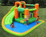 0.55mm Tarpaulin Plato Pool Slide Inflatable Water Parks