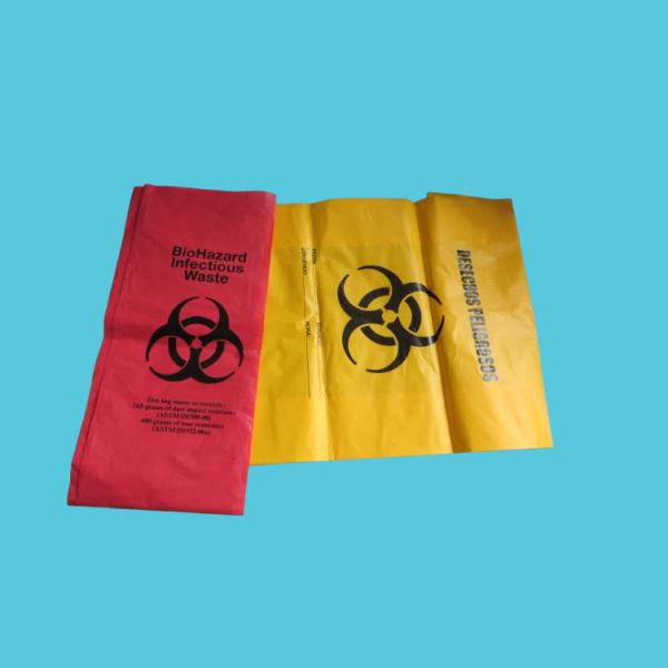 Biohazard Waste Bags Safe Infectious Waste Disposal Bags Red Trash Liner Medical