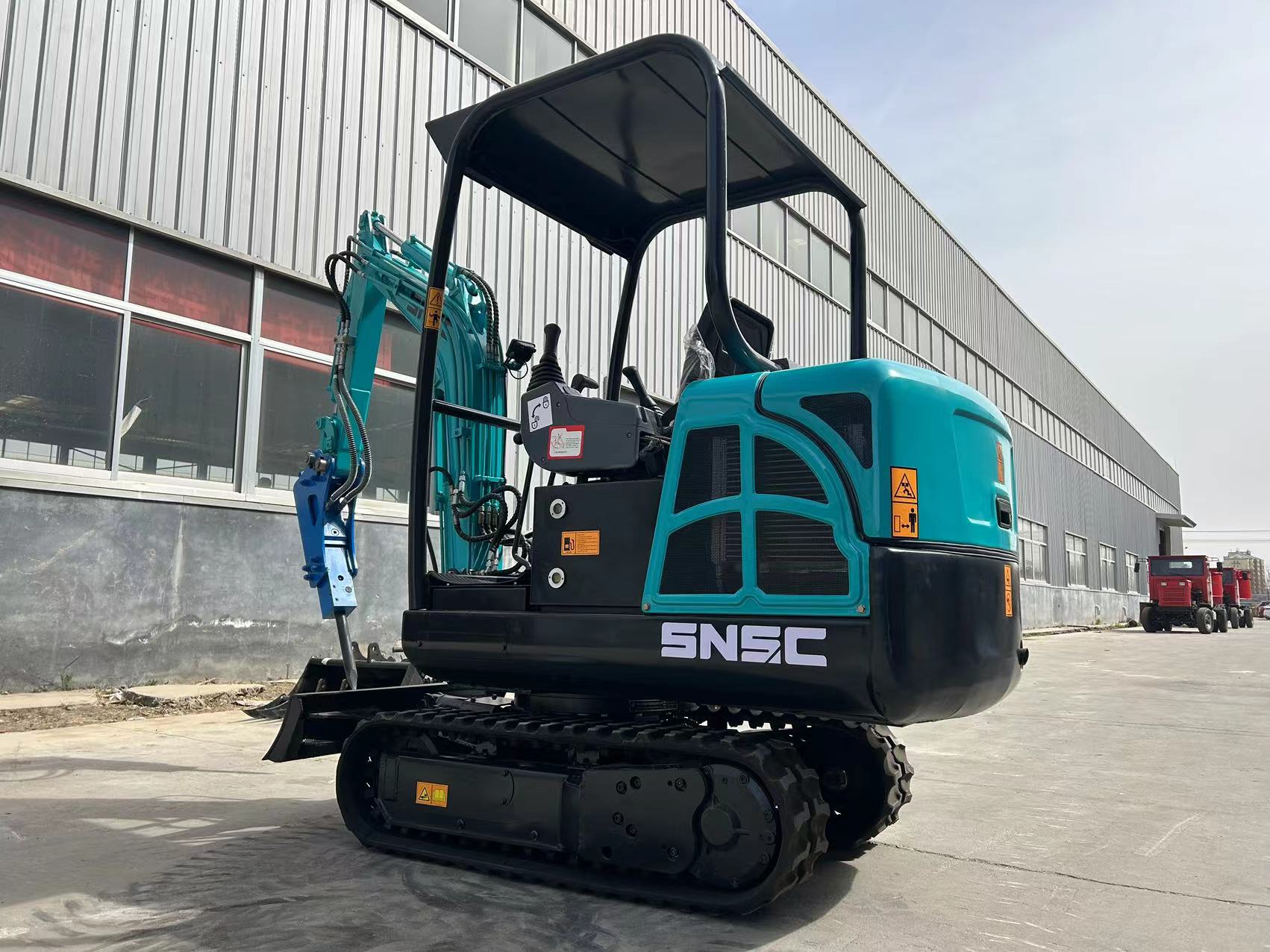 1.7ton Operating Weight Hydraulic Diesel Mini Crawler Excavator with Eaton Hydraulic Valve