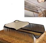 Humidity Proof Attic Door Insulation Cover Nylon Fabric For Knee Wall Doors