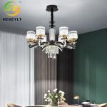 Crystal Chandelier Lamp Arm Light Luxury European Style Living Room Main Lamp