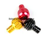 Metal Disposable Tattoo Grips Self Locking Red / Black / Gold Color CE Approval