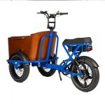 NO Foldable Three Wheel Cargo Tricycle E-bike for Food Delivery and Carrying