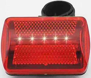 Wholesale Outdoor Sports Bike Tail Light , 2 * AAA Battery Red Led Tail Lamp For Bikes from china suppliers