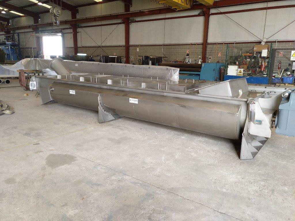 Interlayer Cooled Twister Screw Conveyor