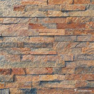 Wholesale Natural stone Slate Culture Stone Brown Copper Quartzite Cultured Stone from china suppliers