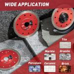 75mm 1.2mm X Teeth Diamond Blade Wet Saw For Porcelain Tile And Ceramic