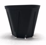 OEM Small Square Fleshy Orchid Plastic Flower Pots Injection Molded