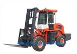 4x4 Driver All Terrain Forklift YUNNEI 4102 Engine For Urban Construction Sites