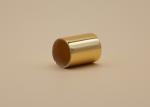 Shiny Gold Cosmetic Bottle Cap 16.3mm Customized Logo For Perfume Pump