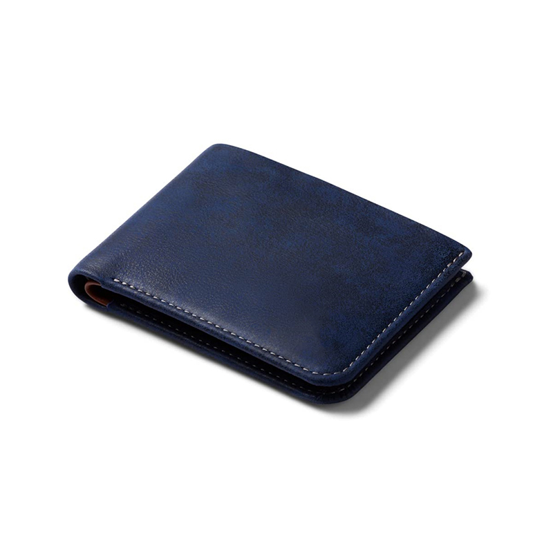 Minimalist Men's RFID Blocking PU Leather Card Holder Wallet with Fashionable Design