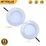 12V DC LED Cabinet Spotlight Puck Lamp 3000K 4000K 6000K For Jewellery Shop