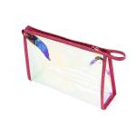 Laser Logo TPU Lady Travel Holographic Cosmetic Bag