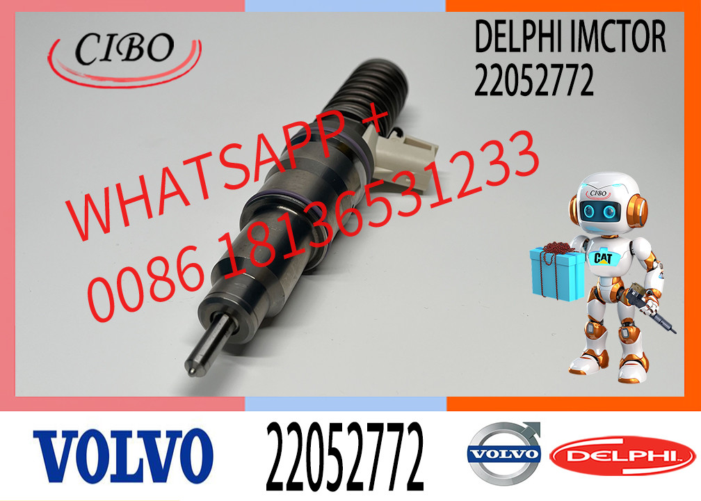 Diesel Engine Fuel Injector BEBE5L08101 BEBE5L08001 22717955 VOE22717955 22052772 For Vol vo MD16 Euro 6