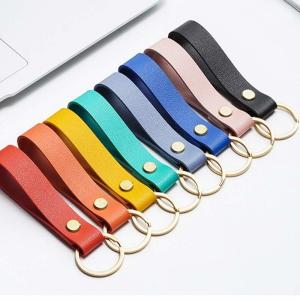 Wholesale Custom Bulk Car Leather Keychain Zinc Alloy Metal Letterpress Printing from china suppliers