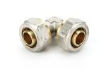 FORGE Brass Fitting Chrome Plated Female Copper Pipe PEX Fittings 16-32MM Double