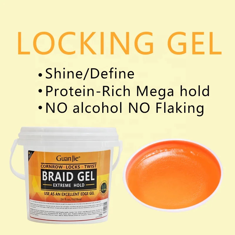 Locking Gel Twist Locks Hold Smooths Tames Frizz Flake Free Soft Finish Edge Control 56oz Styling Gel 24 Hour Hold