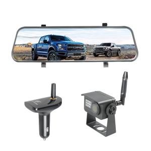 Wholesale 10 Inch Touch Screen 640*360 Wireless Rearview Camera 2 Channel from china suppliers