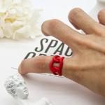 Gold Plated Women Wedding Rings Sterling Silver / Stainless Steel Gemstone