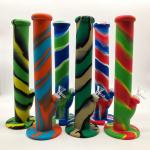 20cm Mix Colors 185g Silicone Water Pipe Bongs