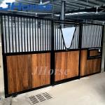 Endurable Sliding Door European Horse Stalls Galvanized Metal Frame