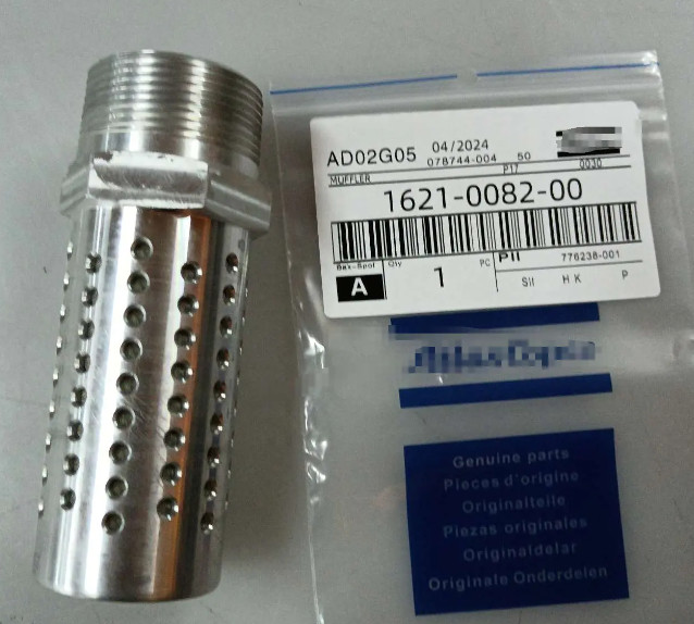 Atlas Gardner Denver Industrial Air Compressor Spare Parts 1621008200 Metal Muffler Screw Filter Types New Used Condition Sale