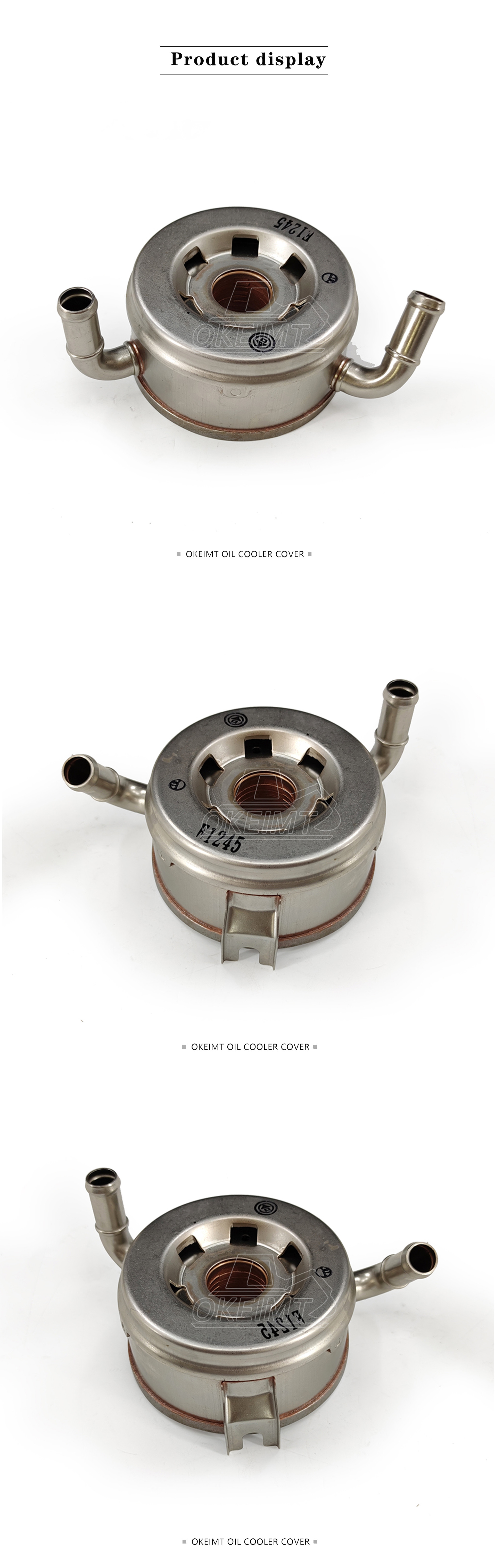 123910-33010 Engine Oil Cooler Core For Yanmar Small Engine Parts