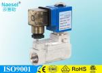 Stainless Steel Diaphragm Solenoid Valve Water Fluid 220V / 50HZ Power