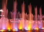 Popular Large Sea Floating Light Up Water Fountain For Modern Estate / Villa