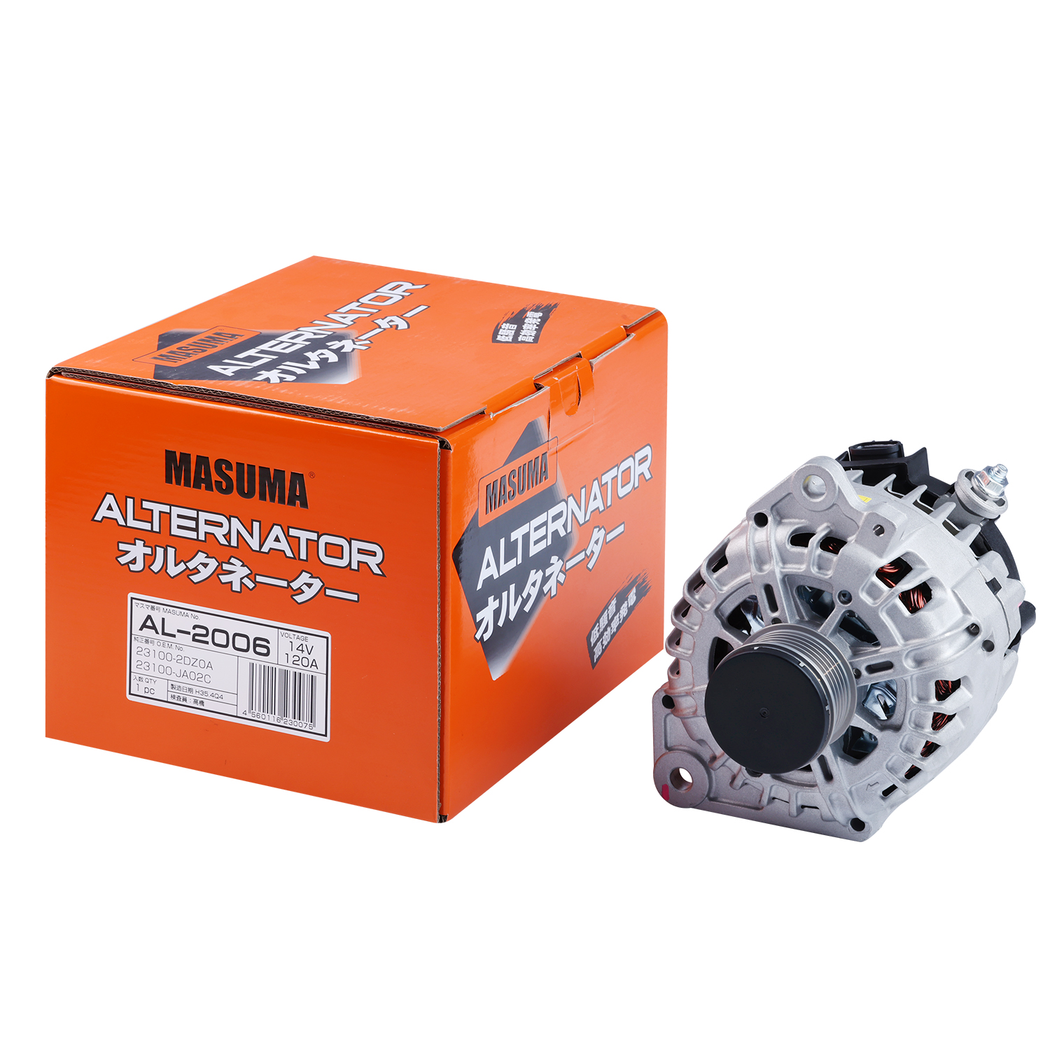 23100-JA04D MASUMA Auto Spare Parts Electrical Systems Alternator 14V 120A for NISSAN