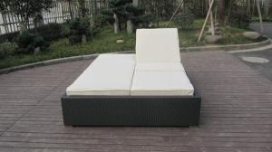 Wholesale PE Rattan Adjustable Lounge Chair , Modern Foldable Chaise Lounge from china suppliers