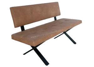 Wholesale Orange Upholstered Corner Dining Bench from china suppliers