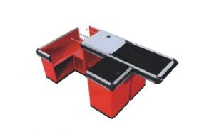 Wholesale Red Metallic Supermarket Cash Register With Conveyor Belt Durable Recyclable from china suppliers