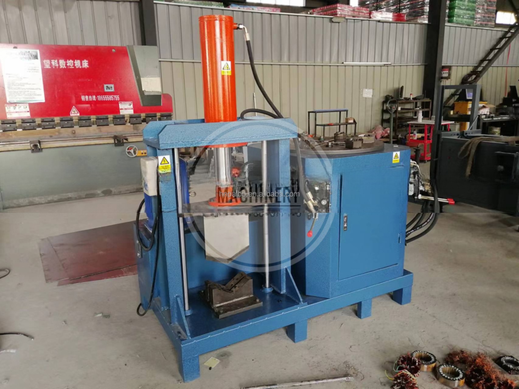 Motor Winding Recycling Machine Separate Copper Motor Cutting and Pulling Copper