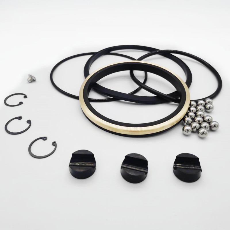 Anti-Extrusion Rubber NBR FKM HNBR Union Seals with Brass or Stainless Steel