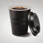 Custom logo print disposable paper water cup for hotel