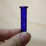 Blue Glass Bong Attachment Heady Dry Herb Cypress Phuncky Holder