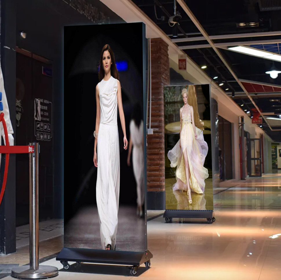 High Refresh Rate 3840Hz Indoor P2.5 LED Poster Display for Shopping Mall Advertising