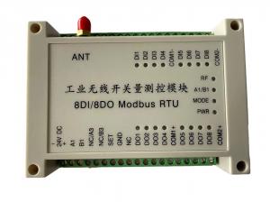 Wholesale 8DI8DO Wireless I O Controller AGV Modbus RTU 2km Remote Control Module from china suppliers