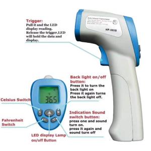 Wholesale Hot sell Hospital Non Contact infrared Baby Infrared Ear forehead Thermometer from china suppliers