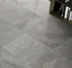 Antique 3D Inkjet Marble Modern Grey Floor Tiles Matte Finished Stain Proof