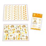 Eco-friendly Educational Plastic Disposable Placemats Adhesive Non Slip Placemat