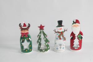 Wholesale Customized Metal Christmas Decoration Snowman Santa Claus Elk Handicrafts For Modern Holiday Decor from china suppliers