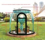 18-20 Person Transparent Wind Resistant Dome Prefab House for Hotel and PC