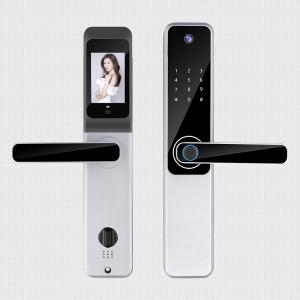 Wholesale Aluminum Tuya Smart Fingerprint Lock Black Hotel Room Electronic Door Locks from china suppliers