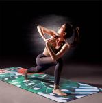 Natural Rubber Extra Thin Yoga Mat / Exercise Floor Travel Fitness Mat