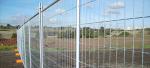 Wire Mesh Infilled Construction Site Temporary Steel Fence Hot Dip Galvanized