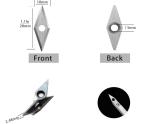 4Pcs Wood Turning Carbide Cutter Inserts For Woodworking