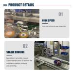 Customized Logo Automatic Tin Jars Snack Metal Can Sealing Machine For Food