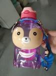CE 1500ml Kids Plastic Water Cups With Tube And Belt